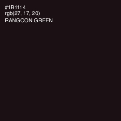 #1B1114 - Rangoon Green Color Image